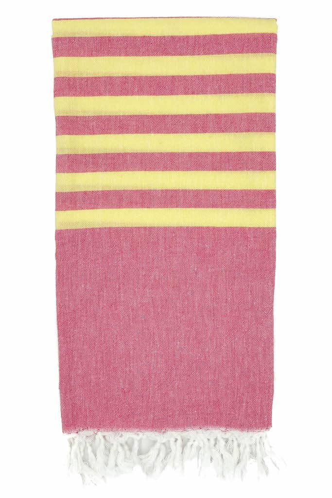 Ailera - Vente Serviette de plage - Serviette Hammam Clara en coton 100 % naturel5