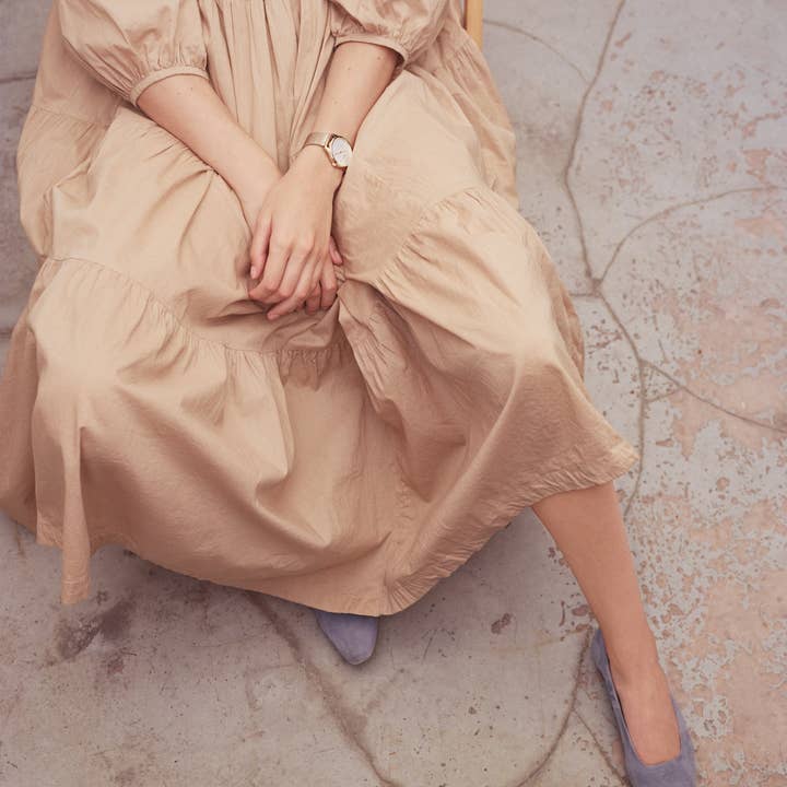 Nacre – wholesale Wrist watch – Women's – Nacre Lune Watch Pearlized Dial Gold - Gold Mesh3