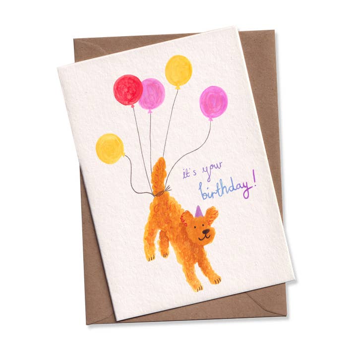 Birthday Balloon Dog for wholesale by Studio Molini