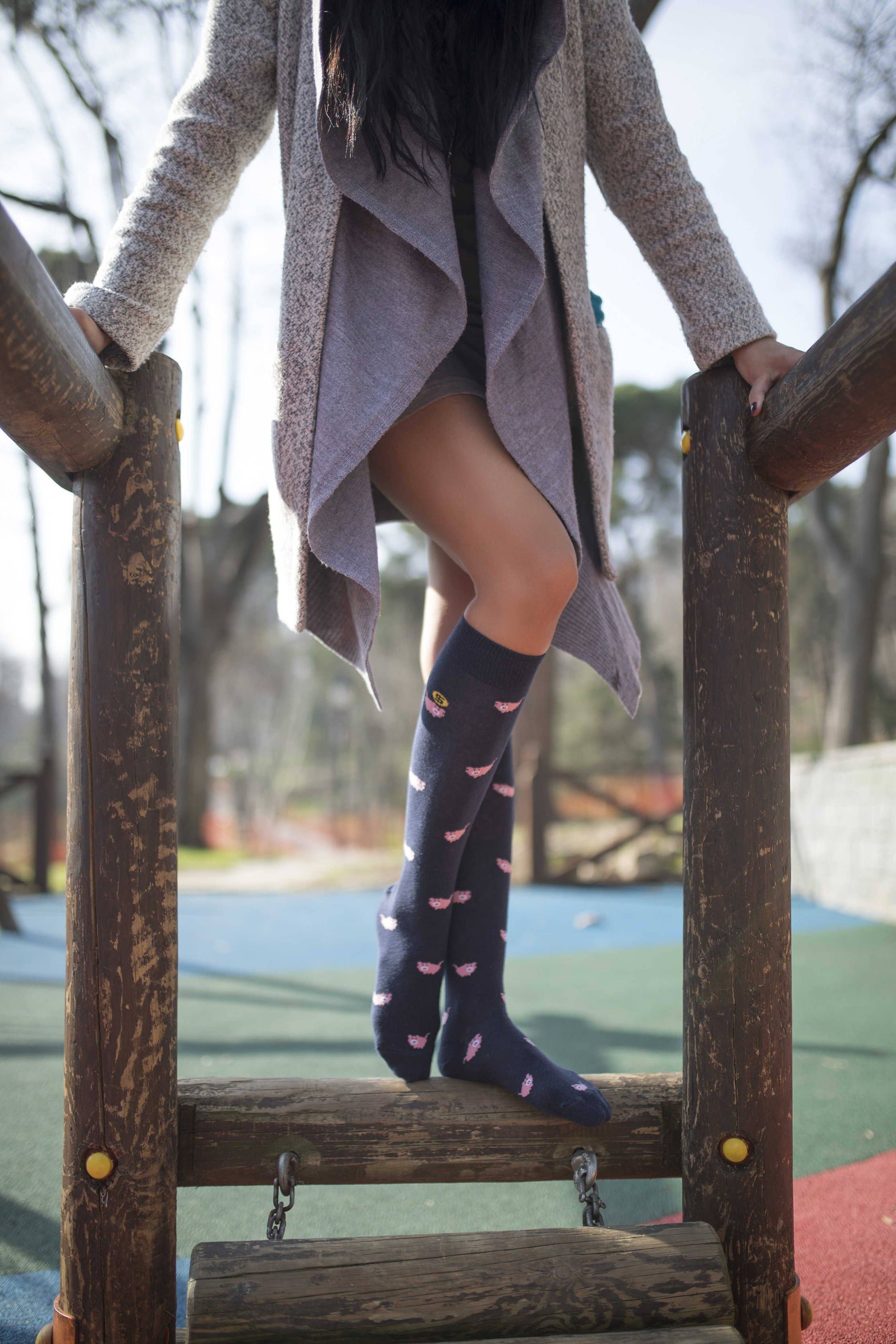 Socks n Socks - Wholesale Socks - Women's - Women's Pig Knee High Socks2