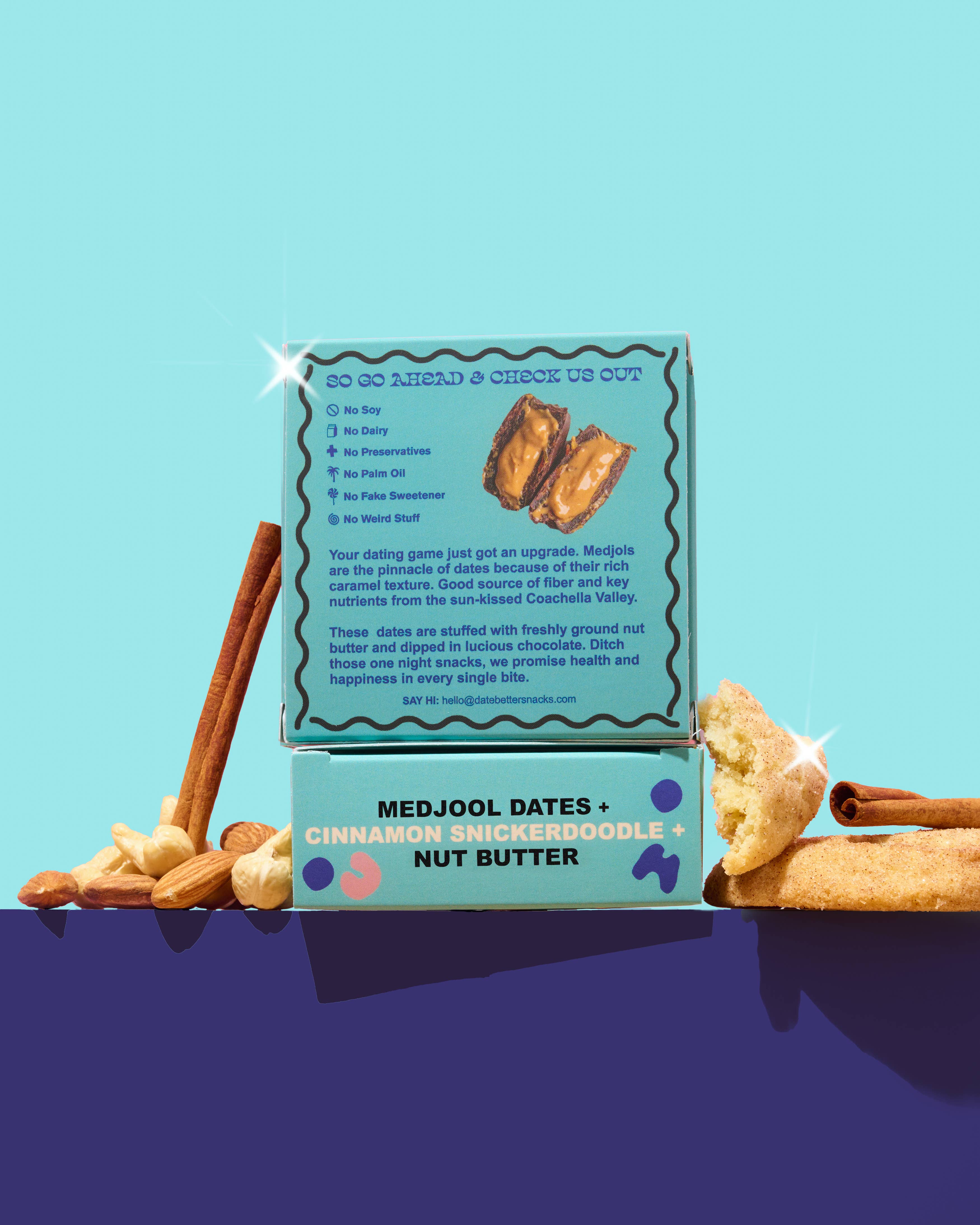 Date Better Snacks - Wholesale Chocolate Covered Sweets - Snickerdoodle Cookie 1