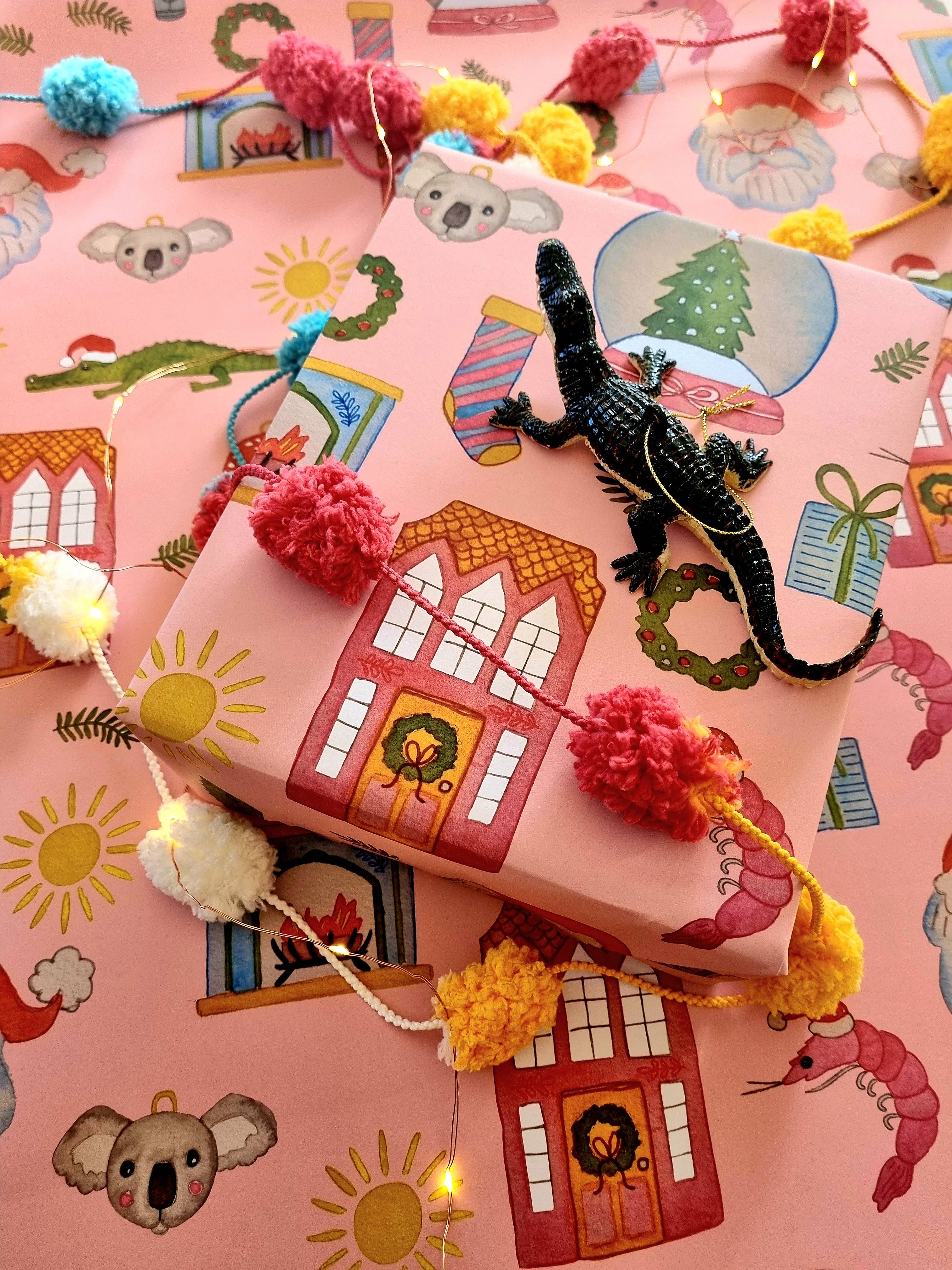 Bosa Art Co - Wholesale Flat wrap - Wrapping Paper / Joyful Christmas5