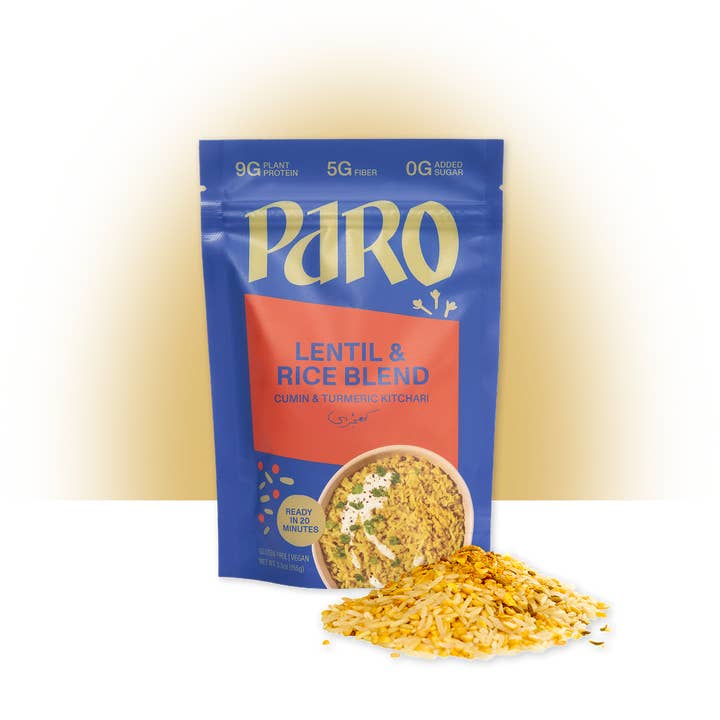 Cumin & Turmeric Kitchari Superfood Lentil & Rice Blend for wholesale by Paro