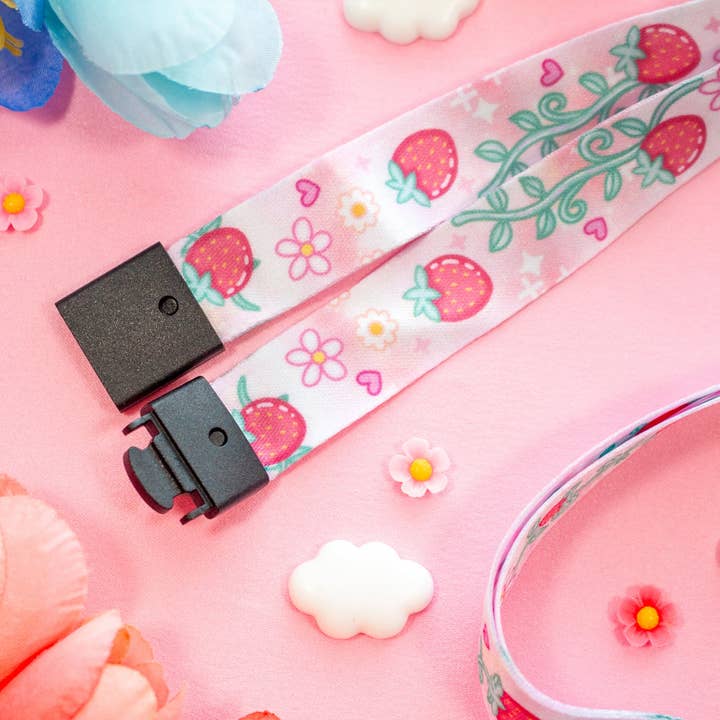 Unicorn Eclipse - Vente Lanière – femme - Cordon à fraises3