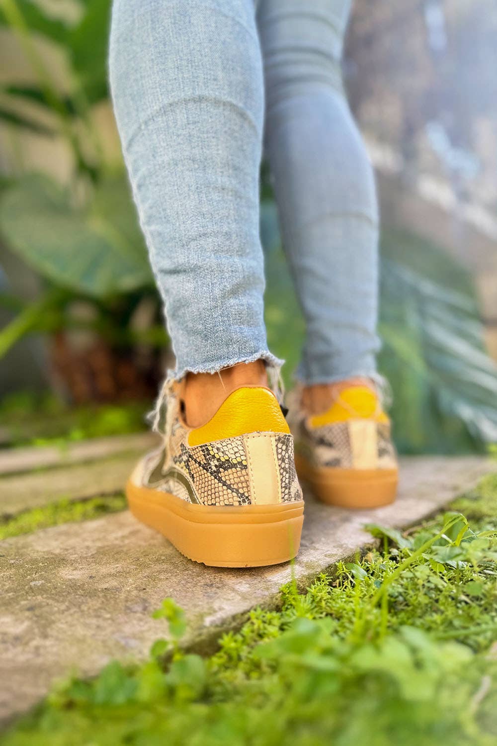 PMK SHOES - Vente Baskets tendance – femme - Novalis - Sable - Baskets en cuir de vache fait main5