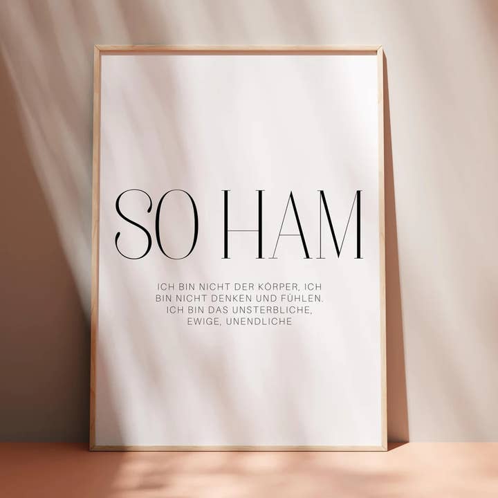 Poster So Ham (A3 et A2) pour la vente par BaliMagicCompany