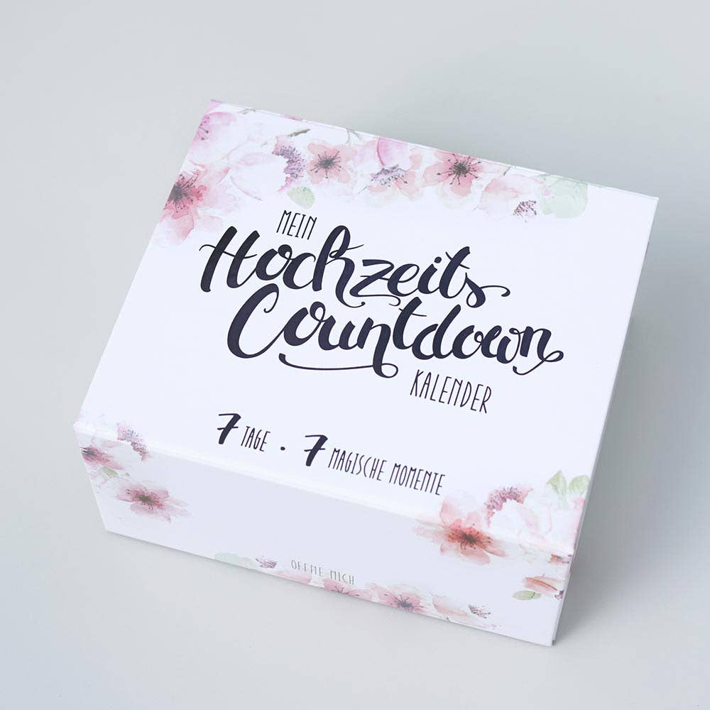 Countdown-Kalender - We celebrate emotions - Wholesale Calendar - Wedding countdown calendar™10