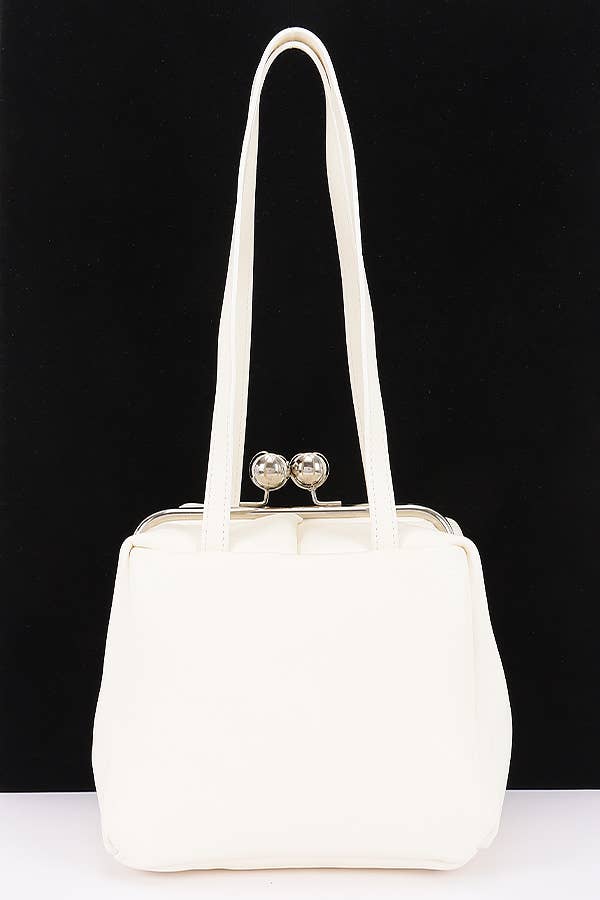 Oblige by G - Wholesale Shoulder Bag - Women's - Retro Kiss-Lock Square Shoulder Bag HPC66588