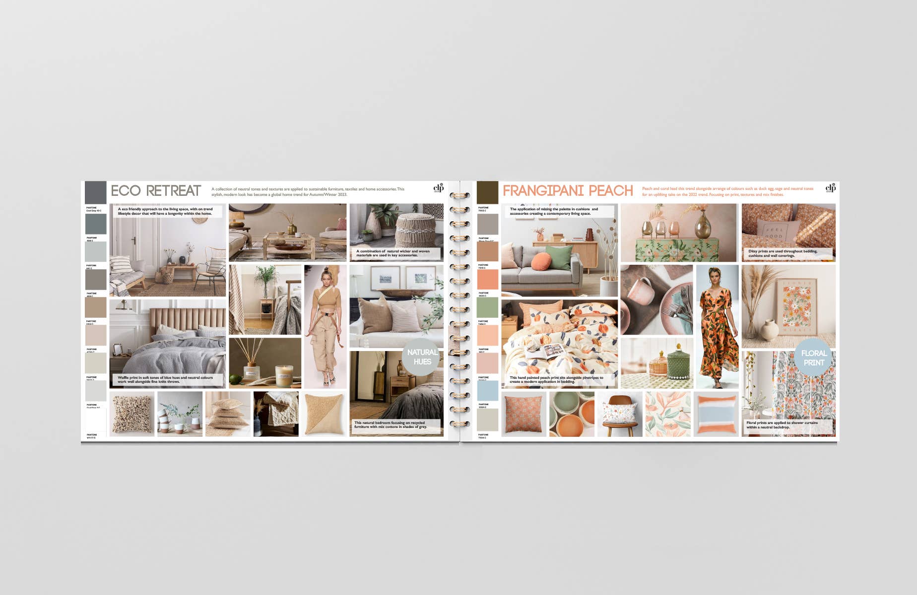 CLP Designs – Großhandel Auslagebuch – Herbst Winter 2023 Lifestyle-Trends Buch1