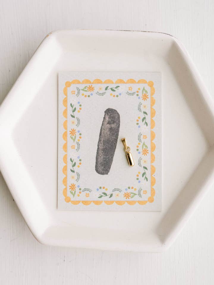 I - Letter Charm for wholesale by Dear Heart