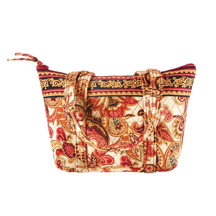 SALE Fall/Harvest Verona Orange Tote Bag 14" x 8.5" for wholesale by C&F Home