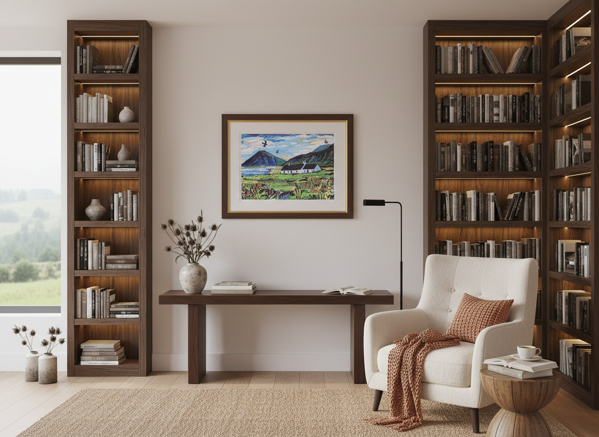 Jamie Poole – wholesale Art print – Walls for the Wind A3 Print on Silk Stock3