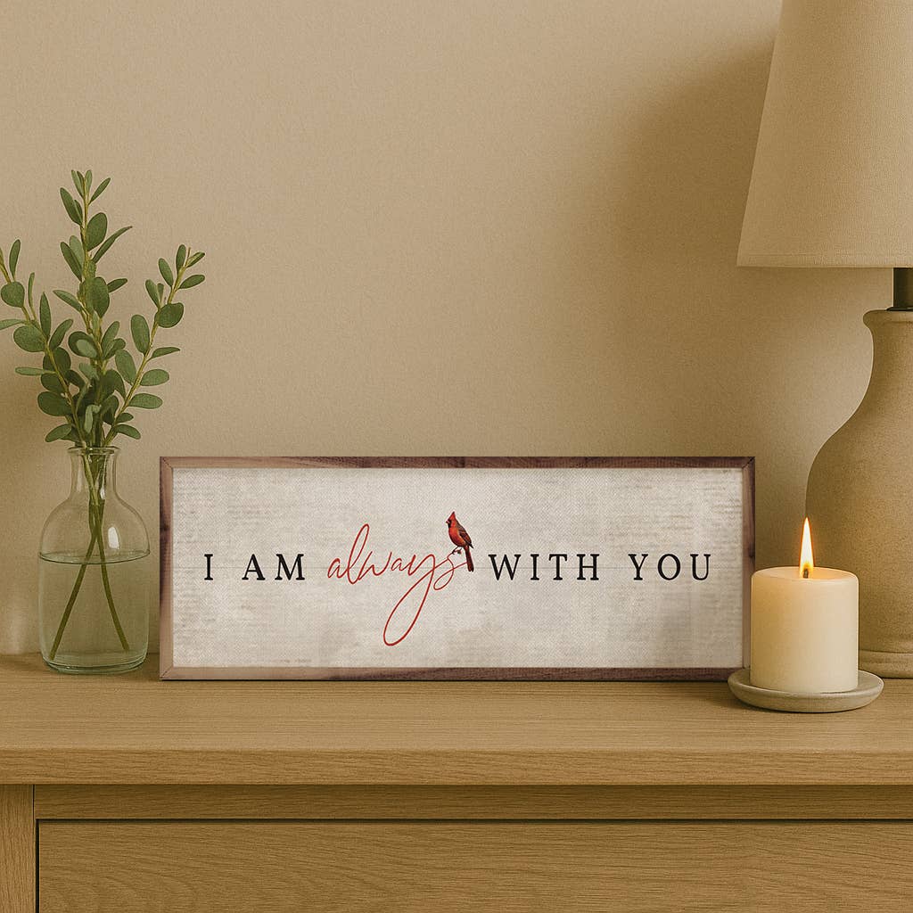 Kendrick Home - Wholesale Wood Wall Art - I Am Always With You1