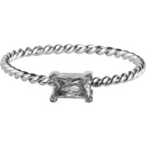 R767 Twisted Queen Crystal Shiny Steel for wholesale by Charmin's Ringen