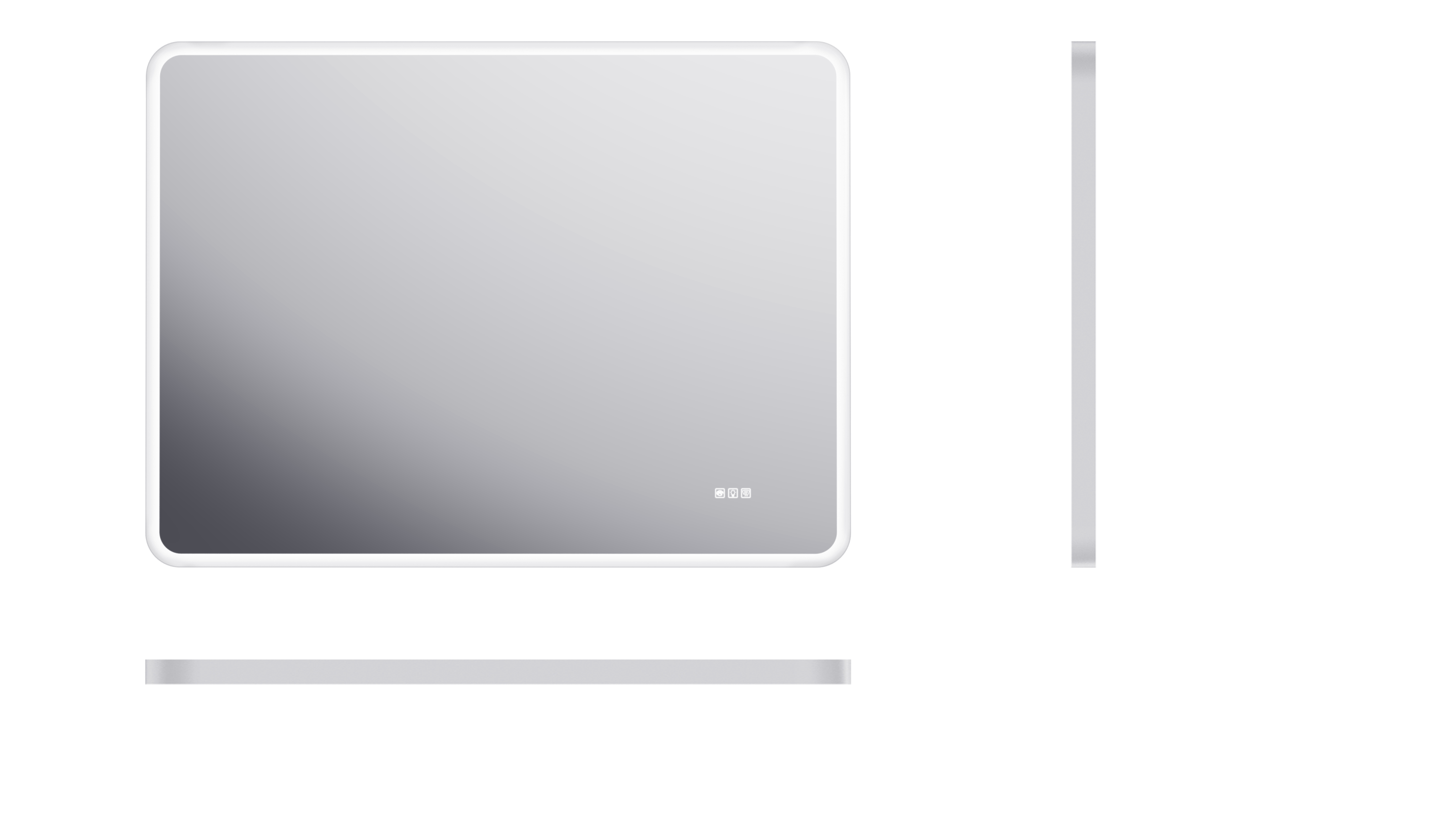 39F Inc. - Wholesale Wall Mirror - 48"X36" Rectangular Dimmable Anti-Fog LED Bathroom Mirror16