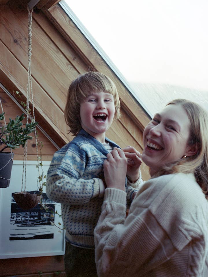 Tyrihans kids cardigan for wholesale by Norlender Knitwear AS