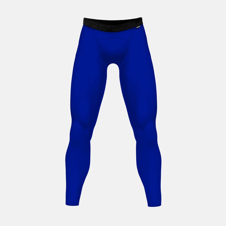 Hue Royal Blue Tights For Men for wholesale by Sleefs