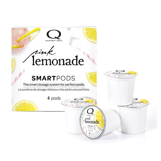 Zoya, Qtica, Smart Spa - Wholesale Nailcare Set - Qtica Smart Spa Smart Pod 4Step Pedicure Kit - PINK LEMONADE
