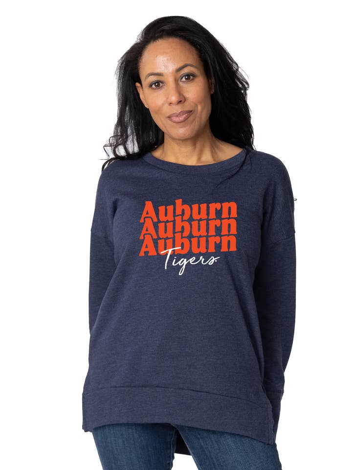 Auburn Tigers Marley Side Vent Pullover for wholesale by Flying Colors Apparel