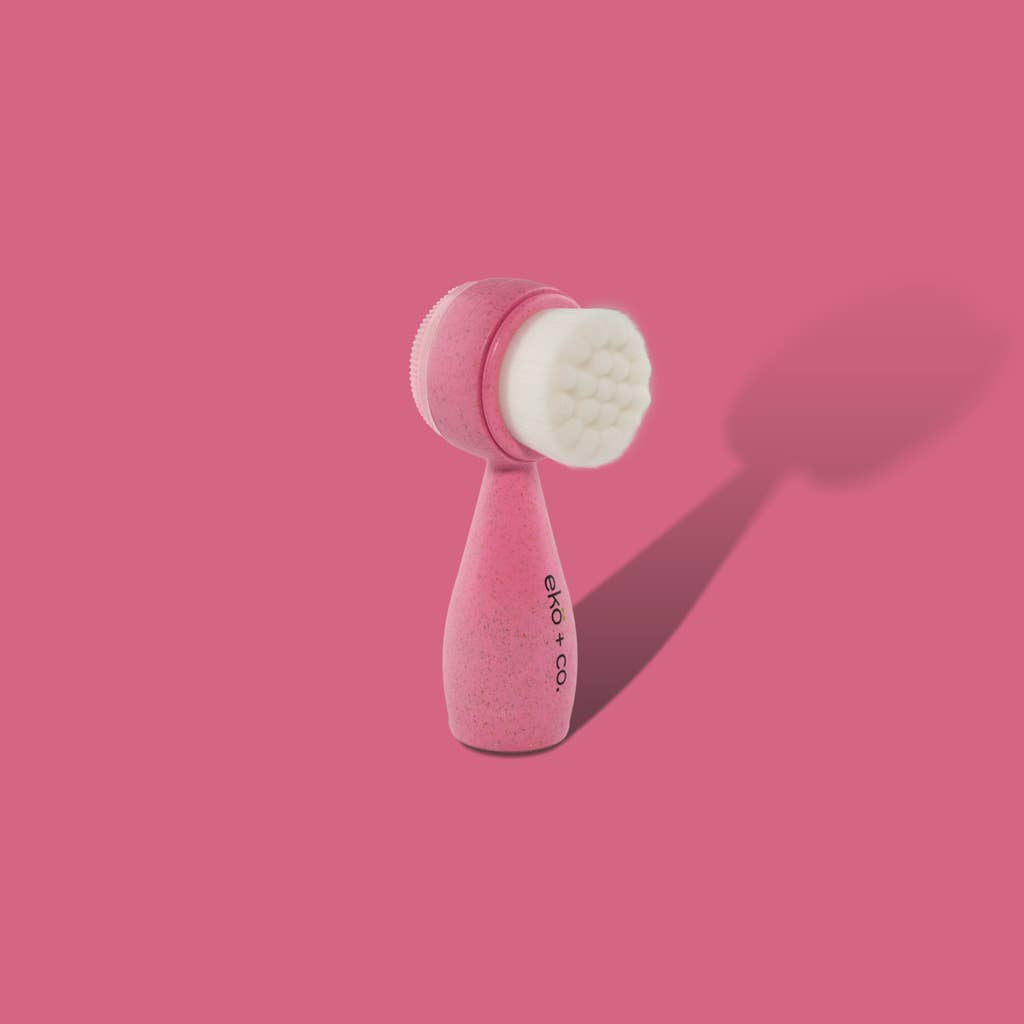 GreenWave - Wholesale Facial Cleanser - Wheat Straw Handle Facial Cleansing Brush with Soft Bristles2