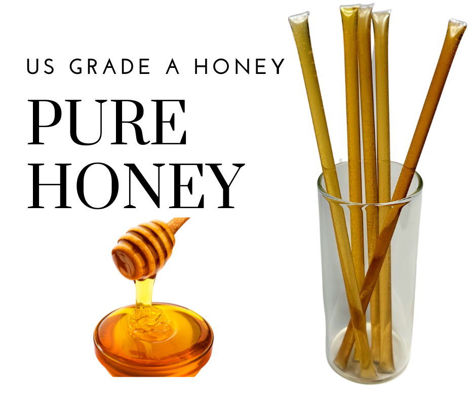 Candy Barn Express - Wholesale Honey - Bee Krazy Honey Sticks - Pure Honey 50 Ct. Refill1