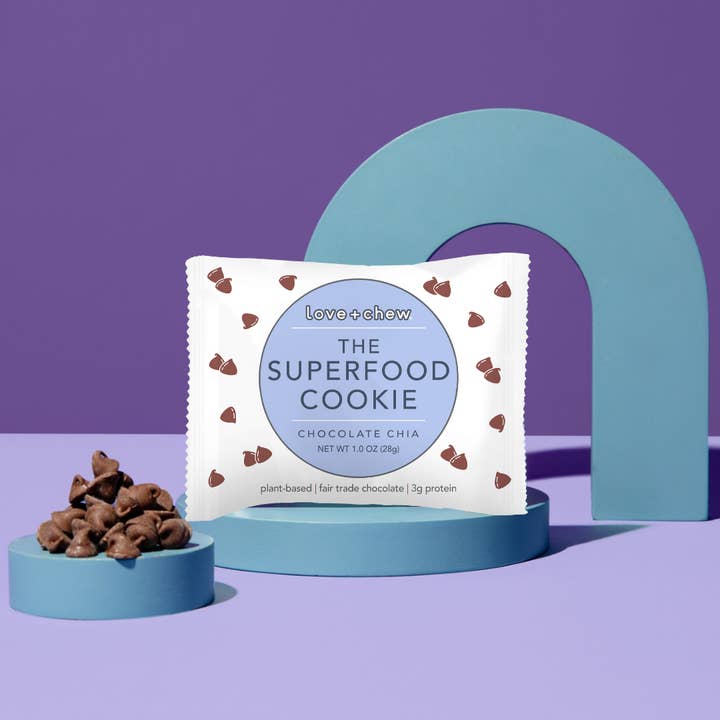 CHOCOLATE CHIA - 1 OZ - BOX OF 80 for wholesale by Love + Chew