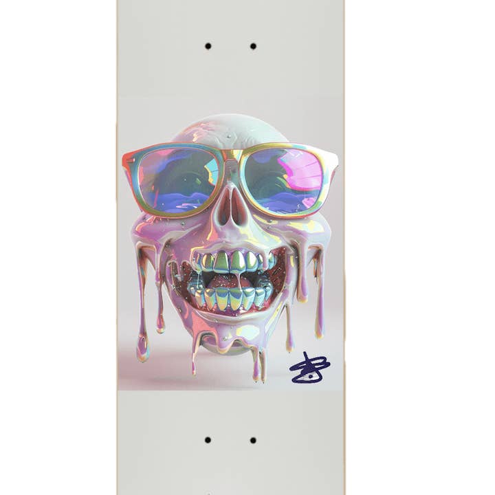 Tabla de skate Dripp Skull Edición. 0.001 de 0.048 para venta al por mayor de Chateau Wanton
