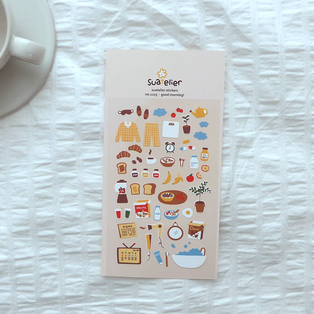 Suatelier Daily Deco Sticker - Good Morning