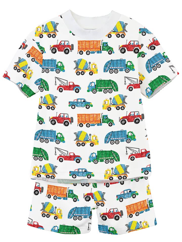 Pyjama court ample pour garçons 4900-TRK de Sara's Prints pour la vente par American Widgeon