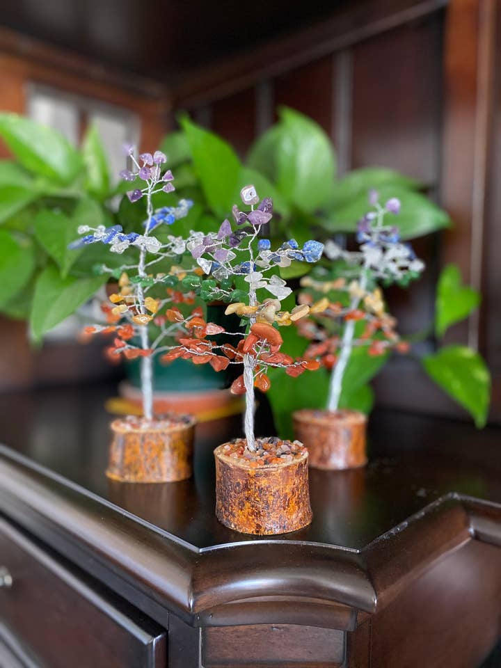 Tour de Cristal Arbre de Vie en Pierres Précieuses pour la Décoration Intérieure pour la vente par Like International