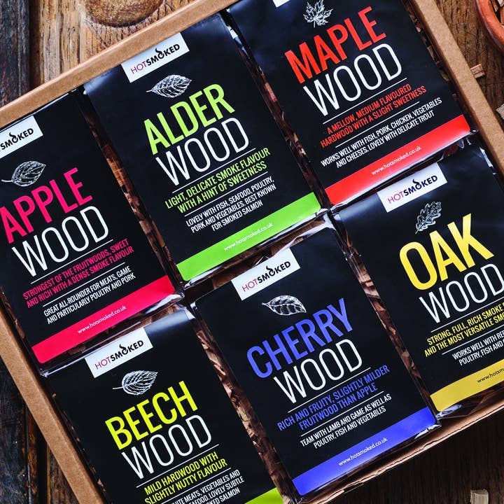 Hot Smoked – Engroshandel BBQ-sauce – BBQ Rygning Chips Sampler2