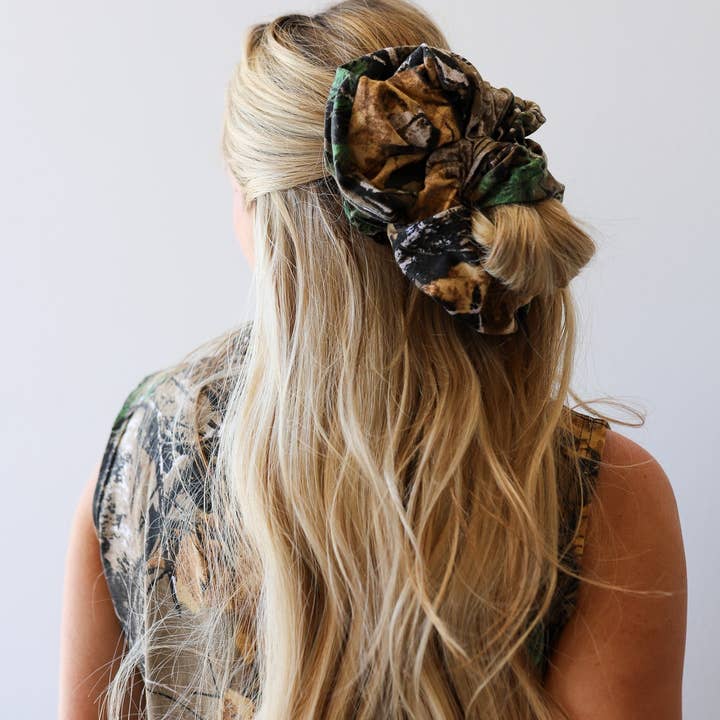 KAXI - Wholesale Scrunchie - Women's - CAMO JUMBO SCRUNCHIE6