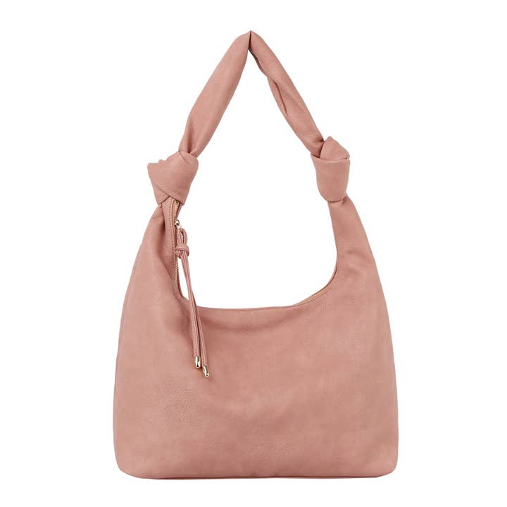 Handbag Factory Corp - Wholesale Shoulder Bag - Women's - Knotted handle detail hobo shoulder handbag