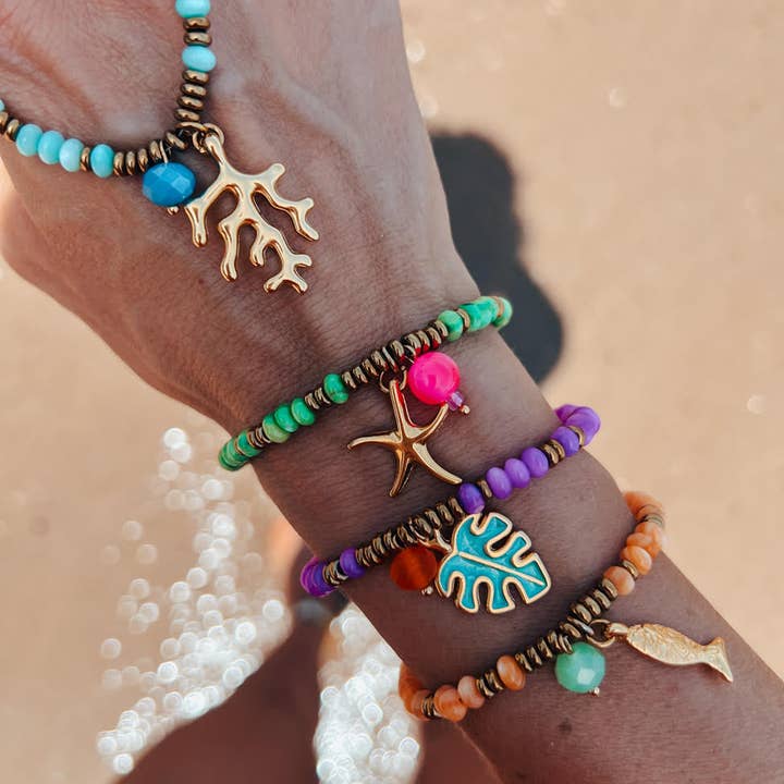 Goupi - Wholesale Charm/Dangle Bracelet - Summer charms exotic bracelets in various colors