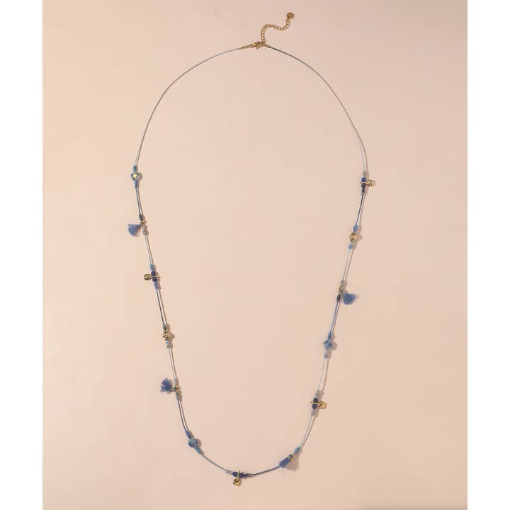 Blossom bijoux – Engroshandel Lariat/Y-hal halskæde – Halskæde på snor med sten 25CA007