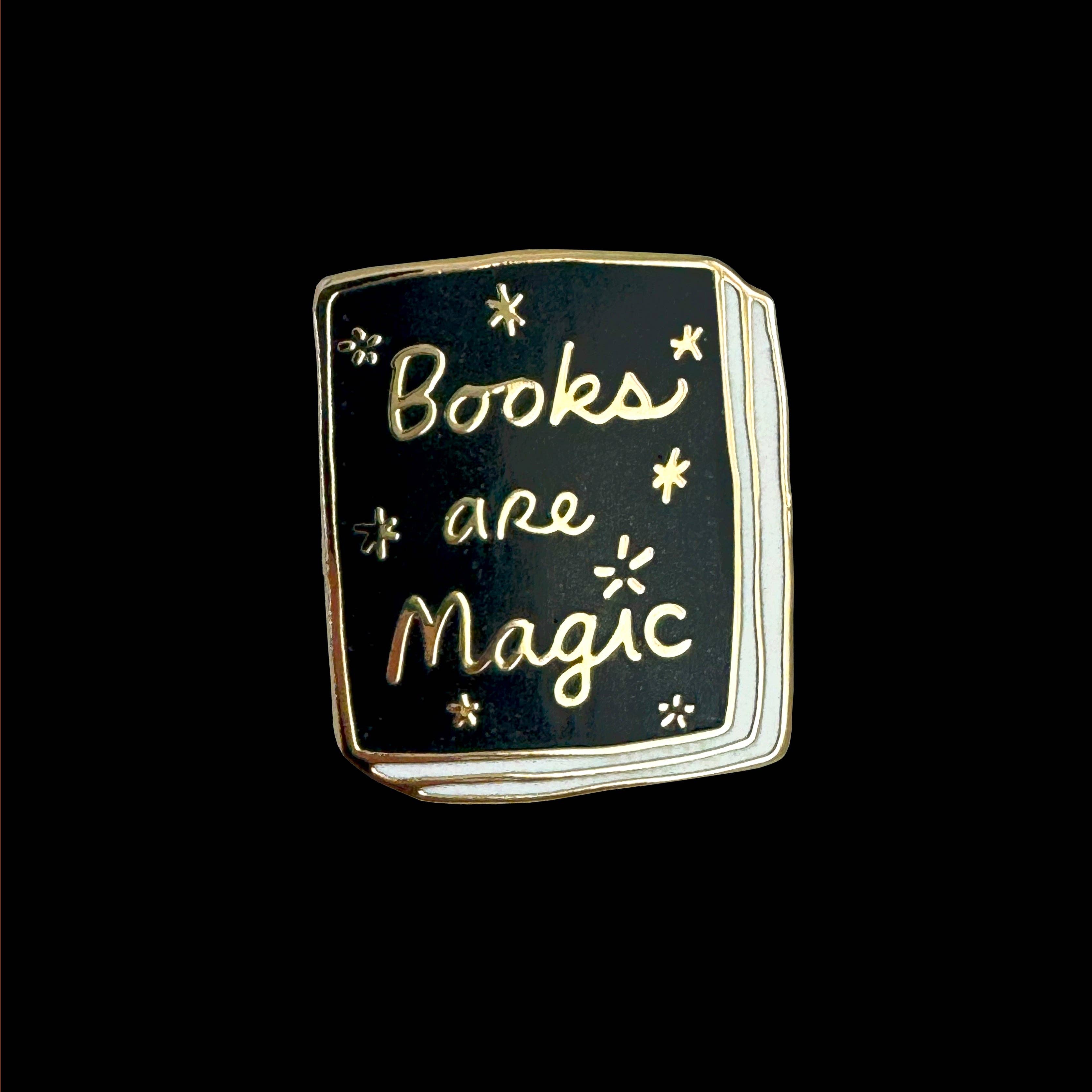 Ideal Bookshelf - Wholesale Lapel Pin/Button - Book Pin: Books Are Magic3