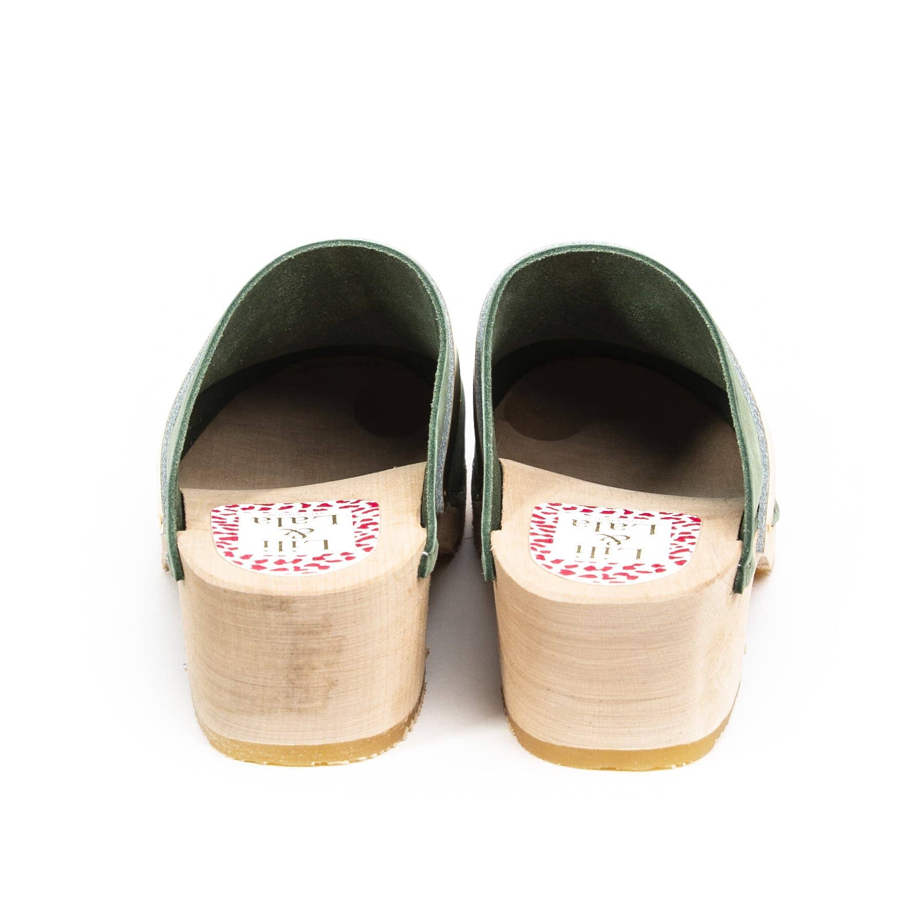 Lili & Lala - Wholesale Clogs - Women's - Malmö moss green and gold2