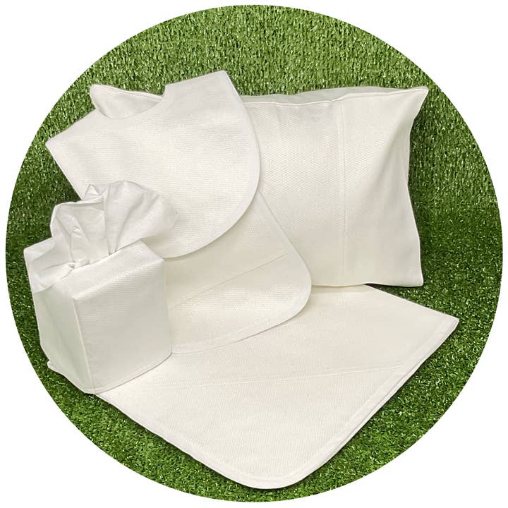White Cotton Pique Collection - With Plain Trim and other Purchase Wholesale ric rac trim bib. Free Returns & Net 60 Terms on Faire trending on Faire.