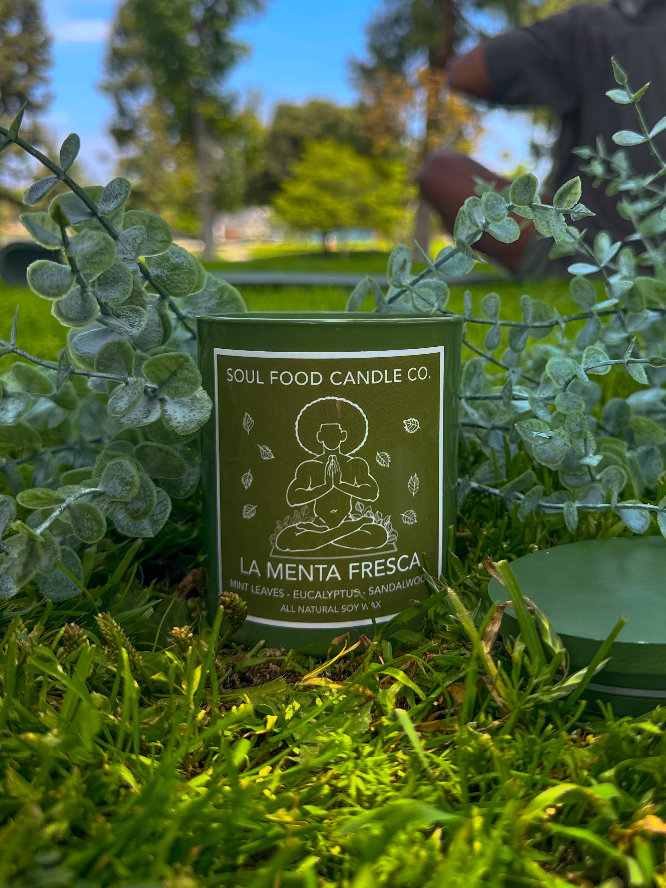 Soul Food Candle Co. - Vente Bougie en bocal - La Menta Fresca (Copie)1