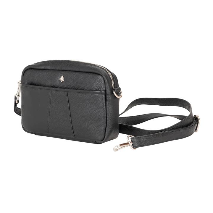 Greenwood Leather AU - Wholesale Crossbody bag – Women's - Siena Mini Crossbody – Black Leather Bag2