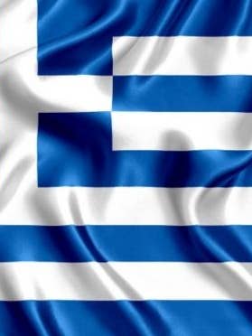 Landvlag Griekenland 90 x 150 cm - 100% polyester voor wholesale door Partychimp