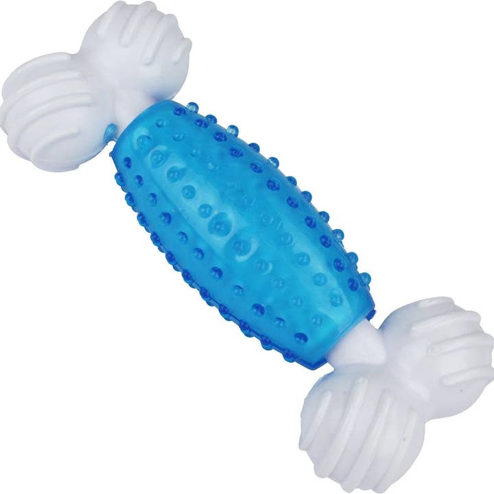 Jouet pour chien Multipet Canine Clean™ Os à la menthe poivrée 5" pour la vente par Playful Tail