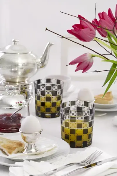 EDZARD - Wholesale Drinking Glass/Cup - Cup Diego Black, H 9 cm1