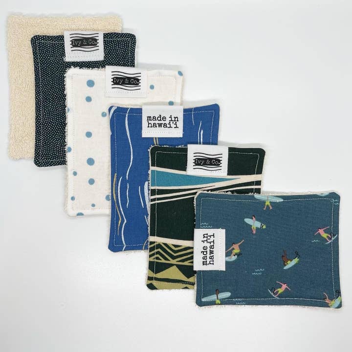 Eco-Cloth - Pacote inicial de pano facial - 'Elima - Feito sob encomenda por atacado de Ivy & Co.