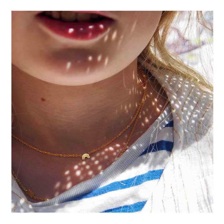 Adorabili - Wholesale Pendant/Charm Necklace - Short children's necklace gilded with fine gold – made in France14