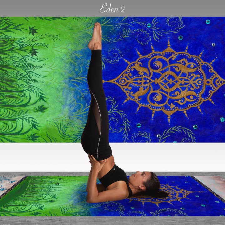 Yoga Mat - Eden 2 for wholesale by Blue Like Me LLC