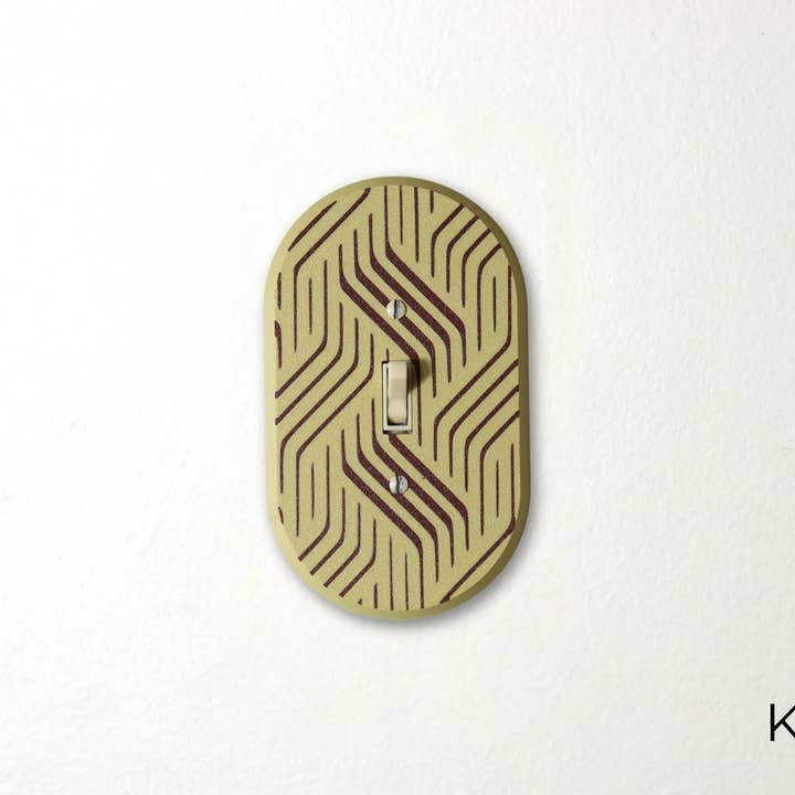 Lellume - Wholesale Light Switch Cover/Plate - Mid Century Light Switch Plate – Retro Wall Cover #5 Design