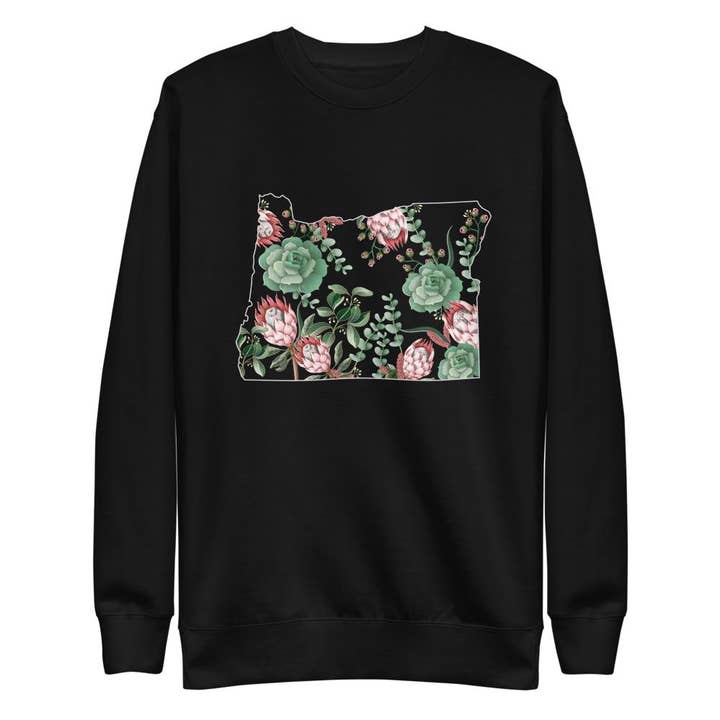 Succulently Sweet Sweatshirt- Oregon for wholesale by Etta and James Junction