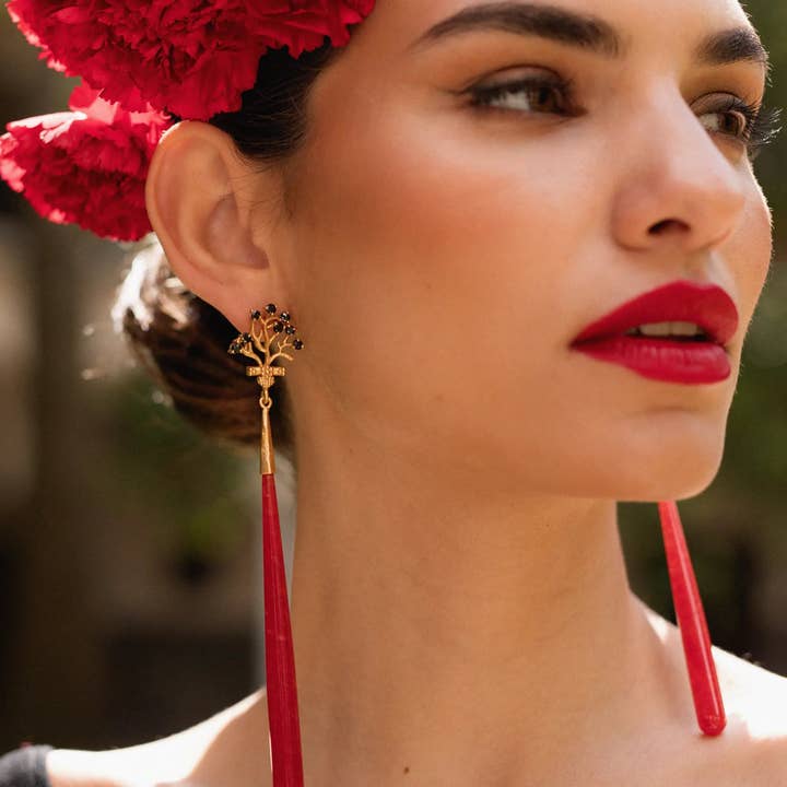 Martirio Øreringe Begrænset Udgave Lilla for engroshandel hos ACUS