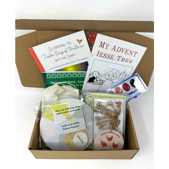 The Liturgical Living Catholic Bundle. Catholic gift Bundle. First Communion. Catholic Easter gift. Catholic Christmas. Ordinary time. for wholesale by Meyer Market Designs